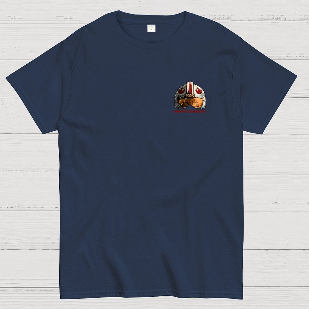 Red Five Standing By Front And Back Printing  T-Shirt