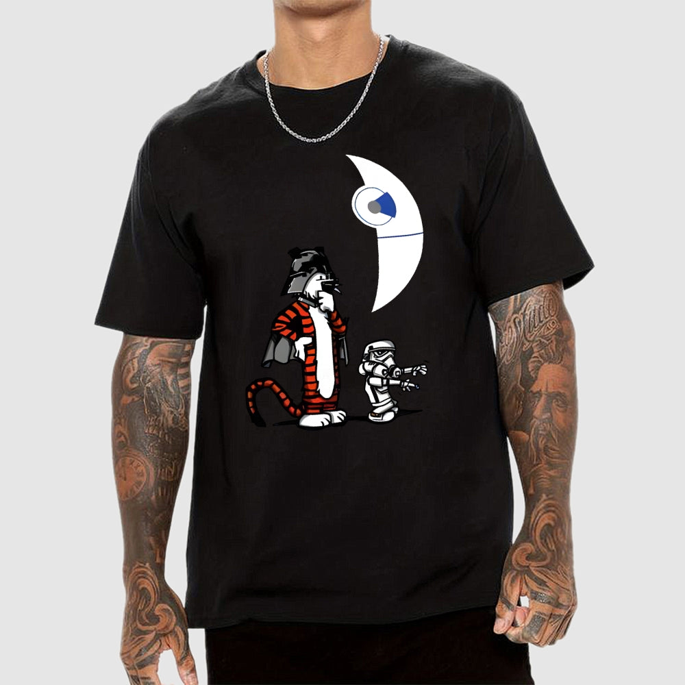 Dar Hobbes And Calvin Trooper Baby Bodysuit Unisex  T-Shirt