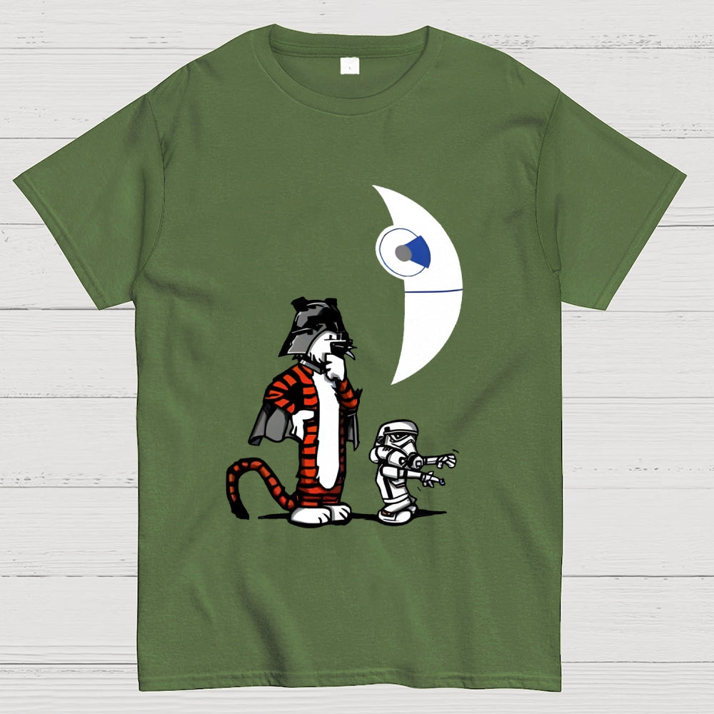 Dar Hobbes And Calvin Trooper Baby Bodysuit Unisex  T-Shirt