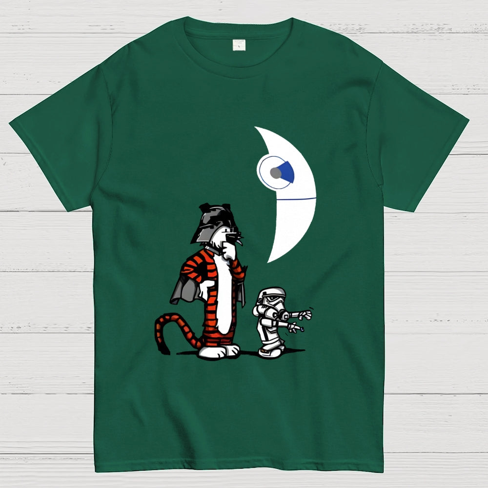 Dar Hobbes And Calvin Trooper Baby Bodysuit Unisex  T-Shirt