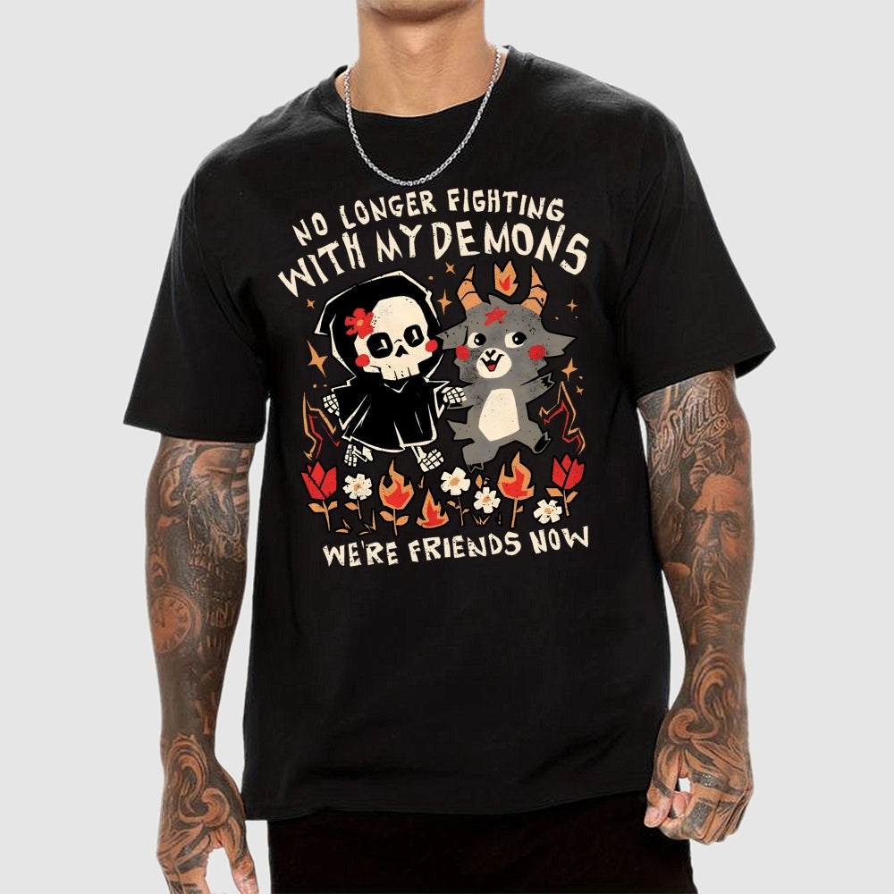 Friends With My Demons Unisex  T-Shirt