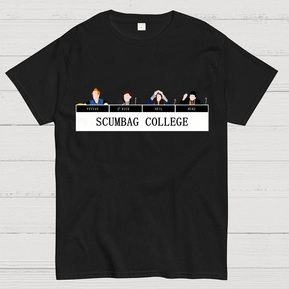 Scumbag College Vyvyan Rick Neil Mike Unisex  T-Shirt