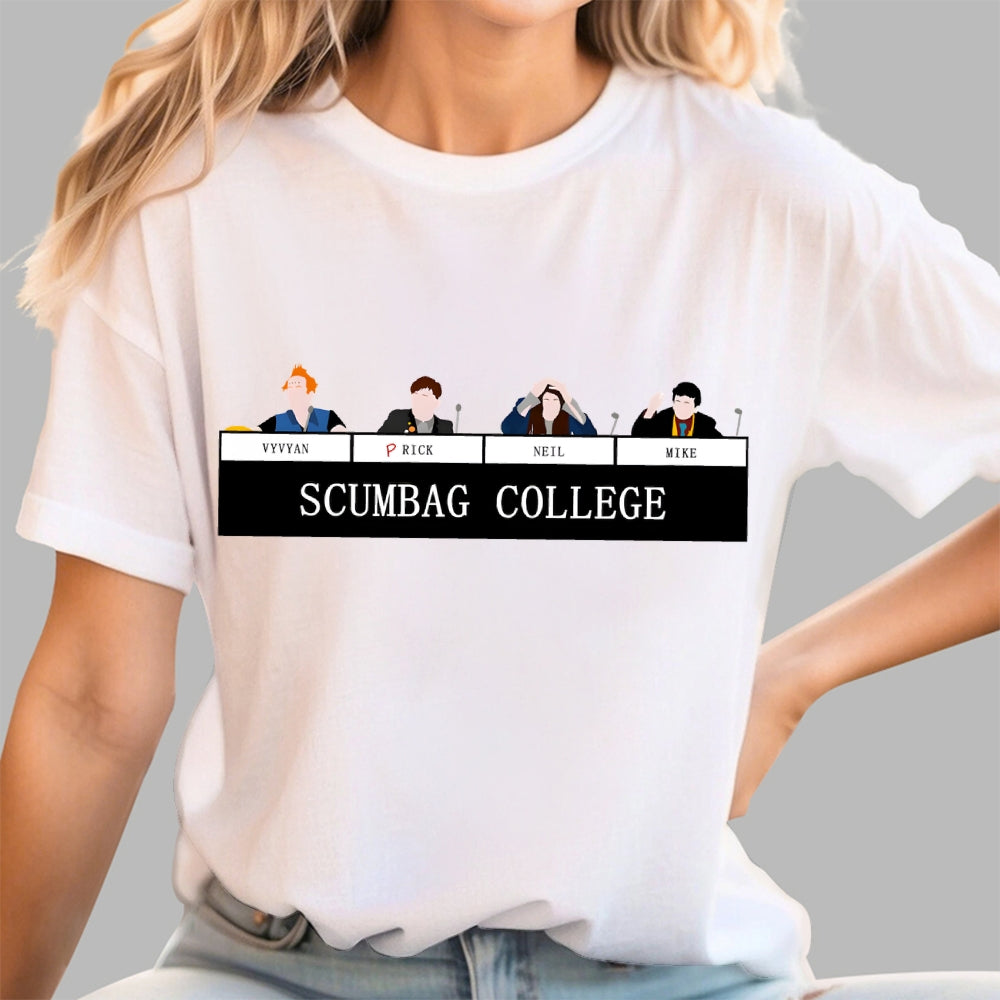 Scumbag College Vyvyan Rick Neil Mike Unisex  T-Shirt