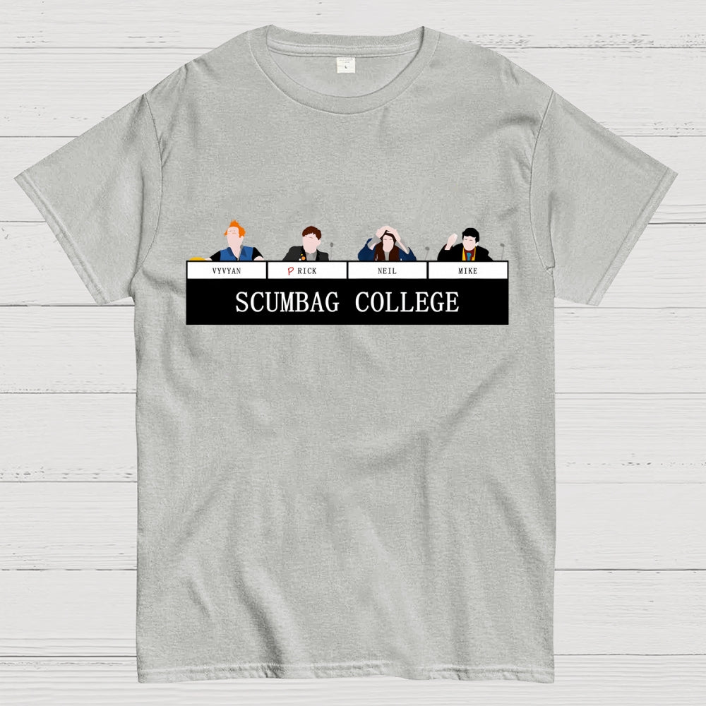 Scumbag College Vyvyan Rick Neil Mike Unisex  T-Shirt
