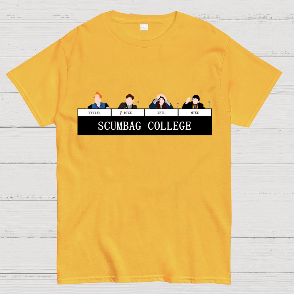 Scumbag College Vyvyan Rick Neil Mike Unisex  T-Shirt