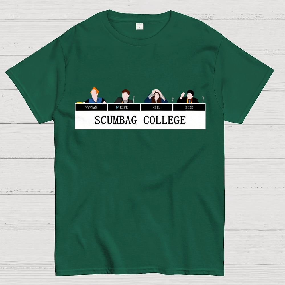 Scumbag College Vyvyan Rick Neil Mike Unisex  T-Shirt