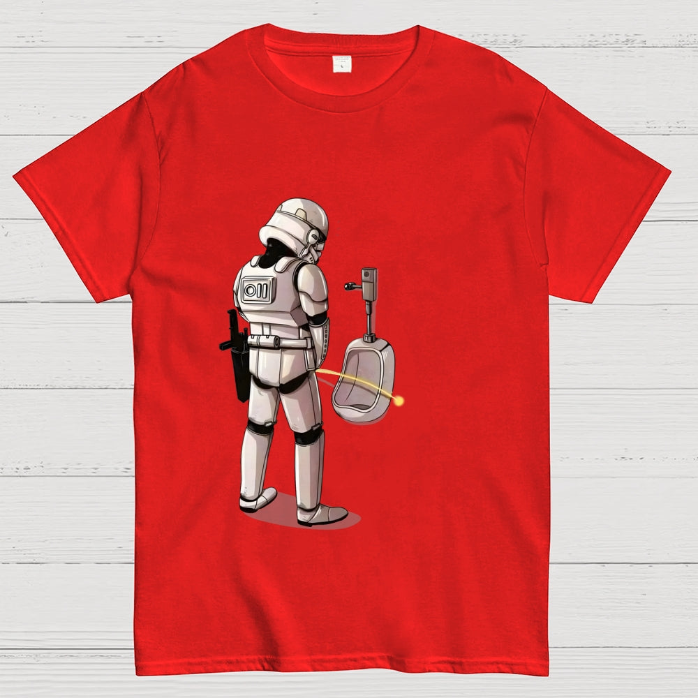 Even in here, Stormtrooper still misses! Unisex  T-Shirt