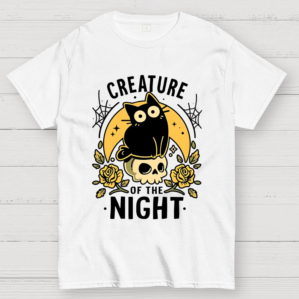 Gothic Night Cat Unisex  T-Shirt