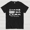 Select Your Weapon Game Controllers  T-Shirt