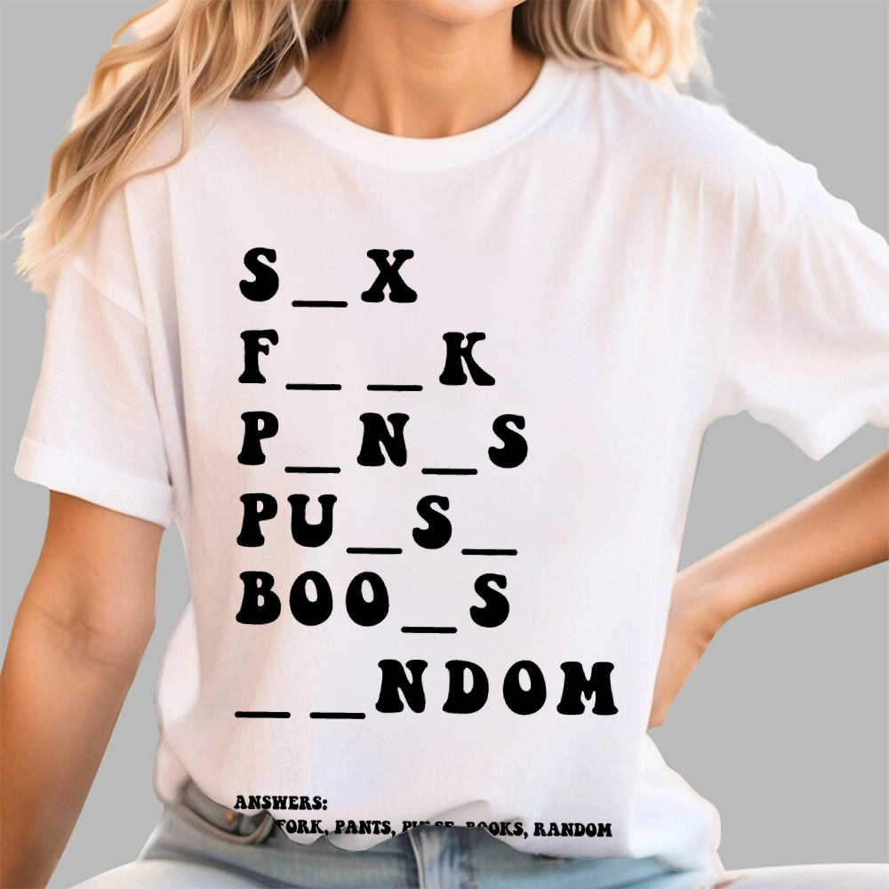 Funny Dirty Word  T-Shirt