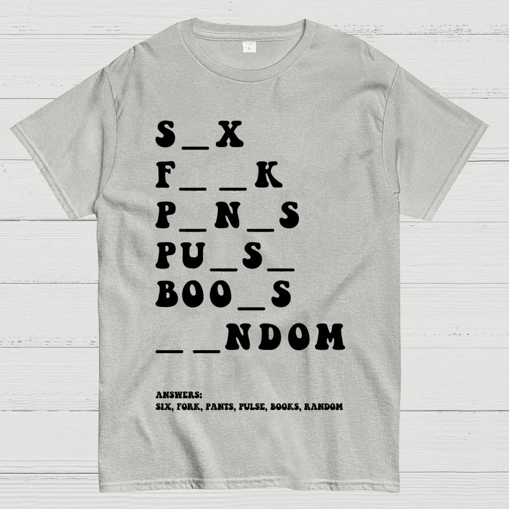 Funny Dirty Word  T-Shirt