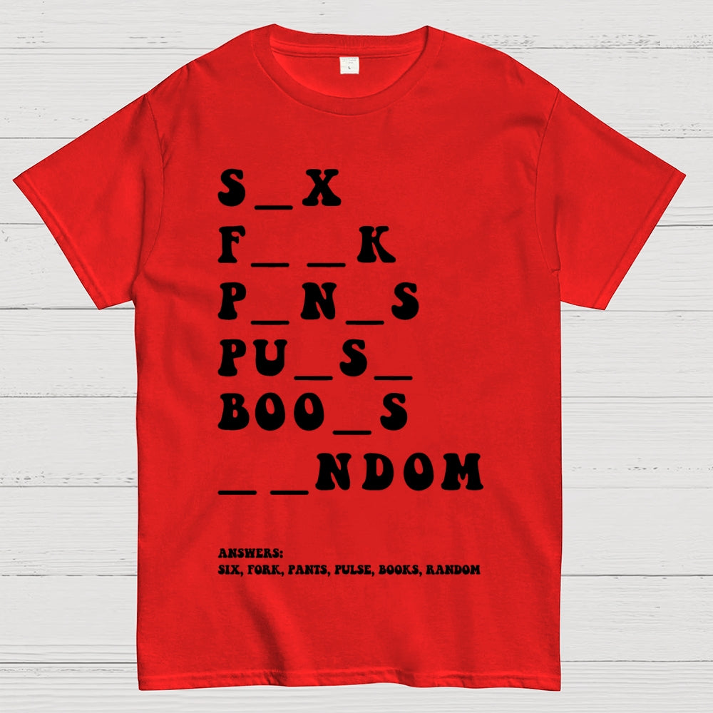 Funny Dirty Word  T-Shirt