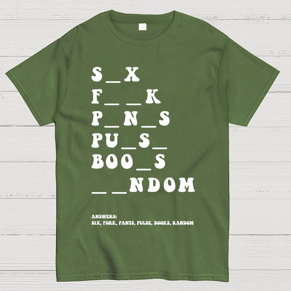 Funny Dirty Word  T-Shirt