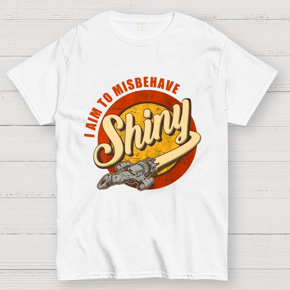 Shiny I Aim to Misbehave  T-Shirt 2509001385