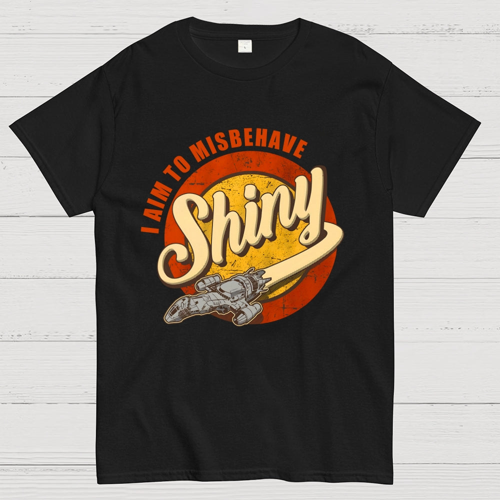 Shiny I Aim to Misbehave  T-Shirt 2509001385