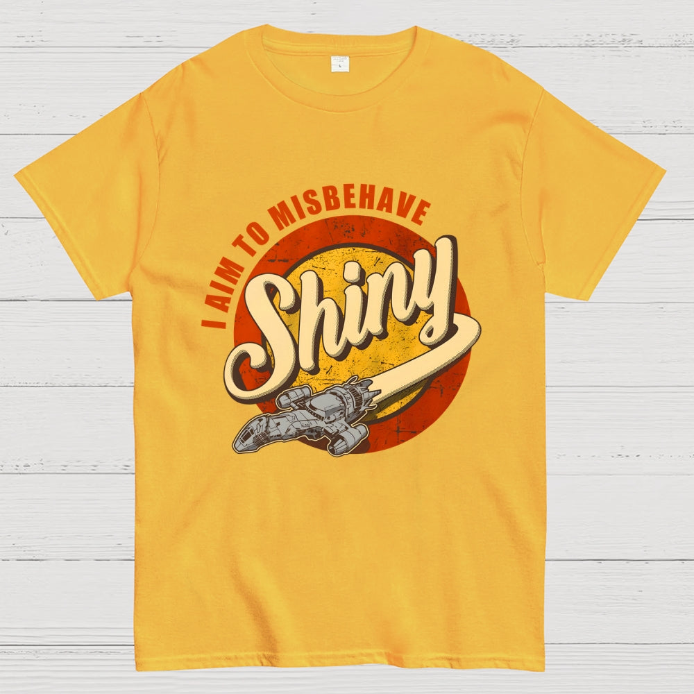Shiny I Aim to Misbehave  T-Shirt 2509001385