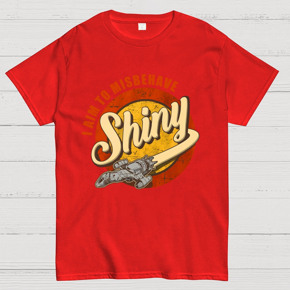 Shiny I Aim to Misbehave  T-Shirt 2509001385