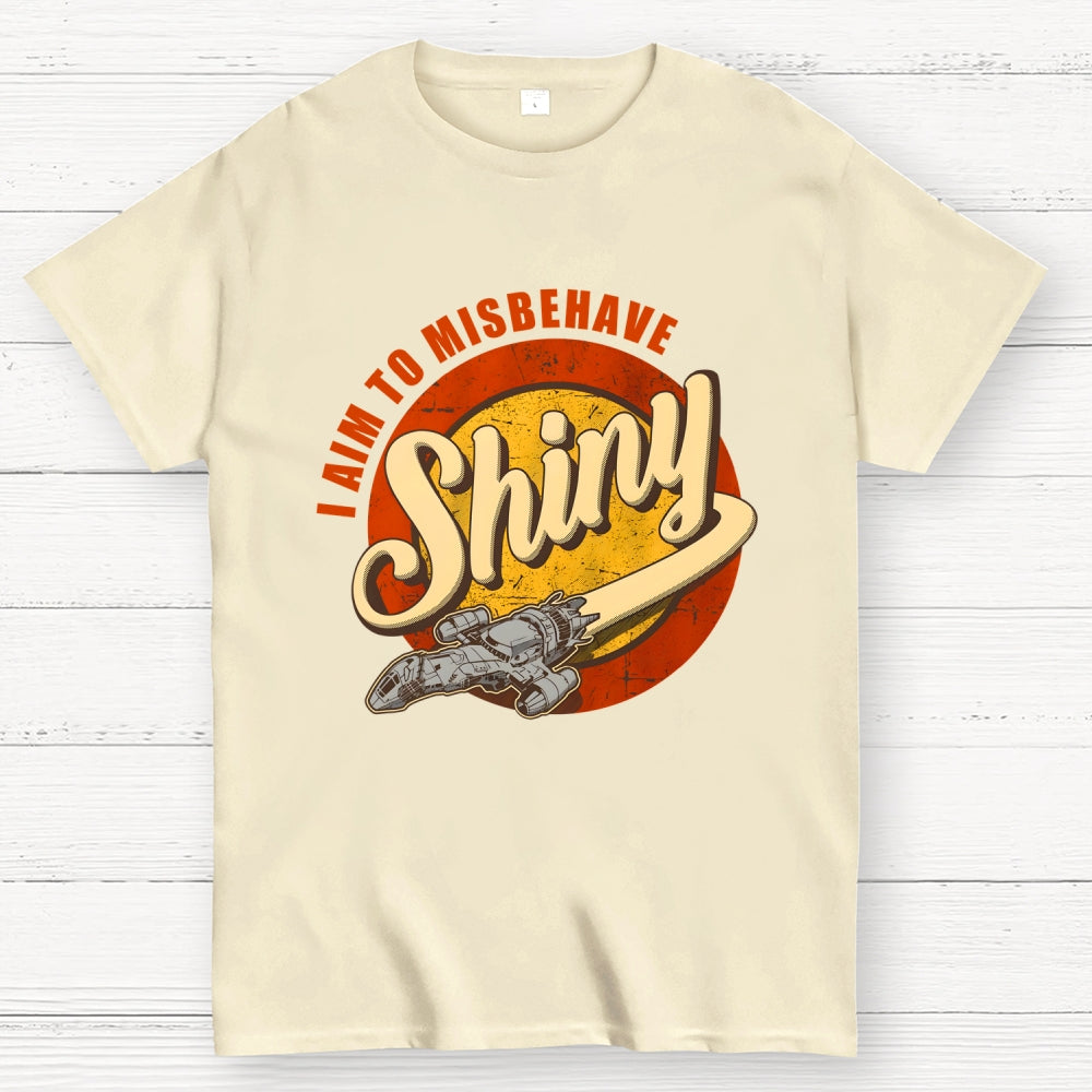 Shiny I Aim to Misbehave  T-Shirt 2509001385