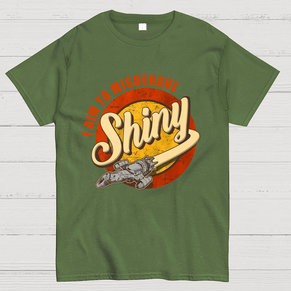 Shiny I Aim to Misbehave  T-Shirt 2509001385