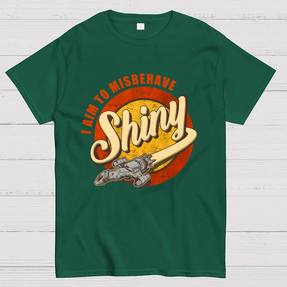 Shiny I Aim to Misbehave  T-Shirt 2509001385