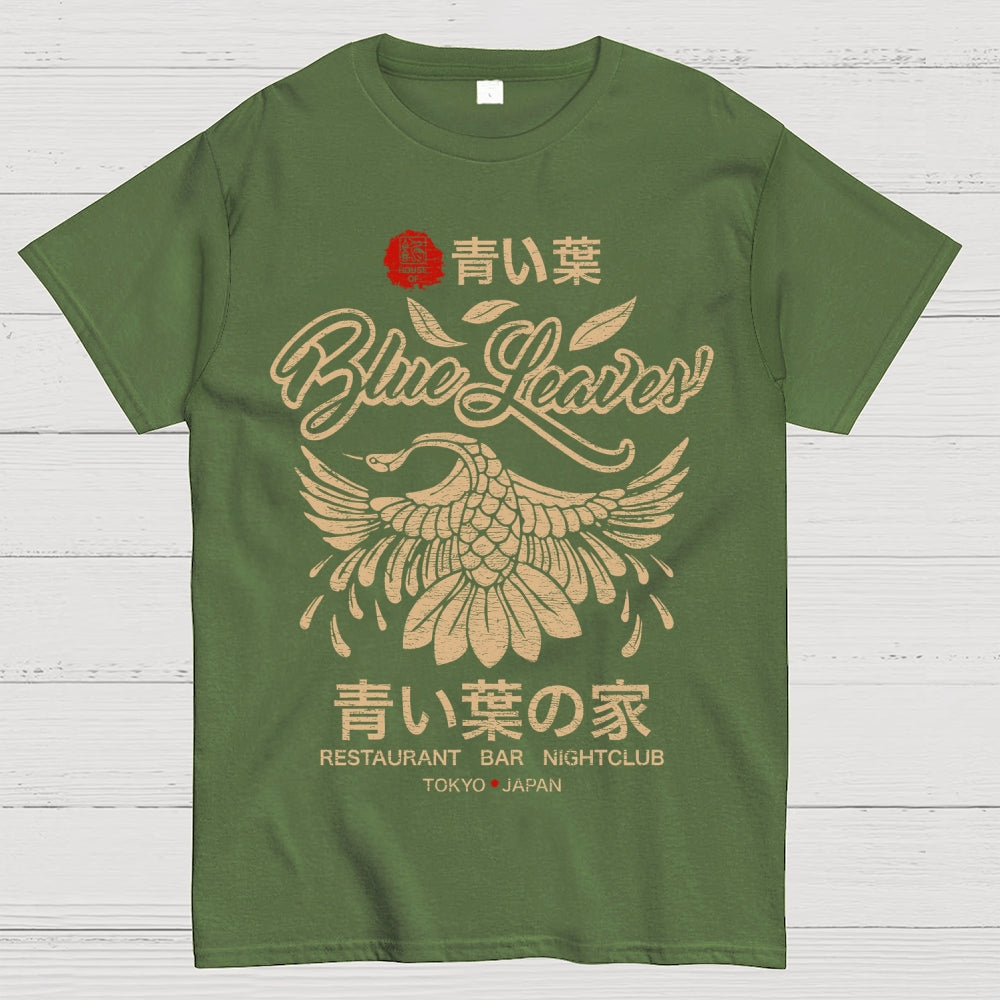 Blue Leaves  T-Shirt