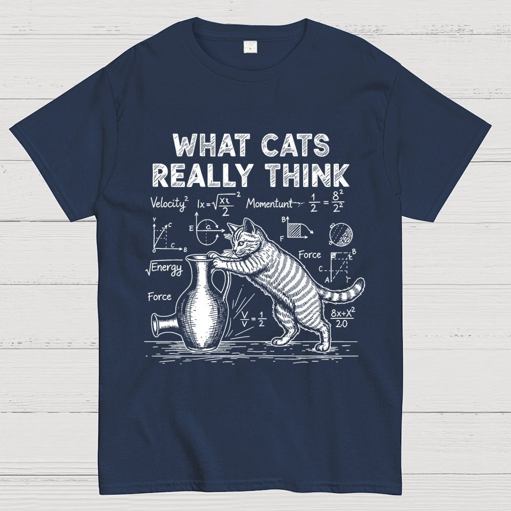 Funny Cat Physics  What Cats Really Think  T-Shirt