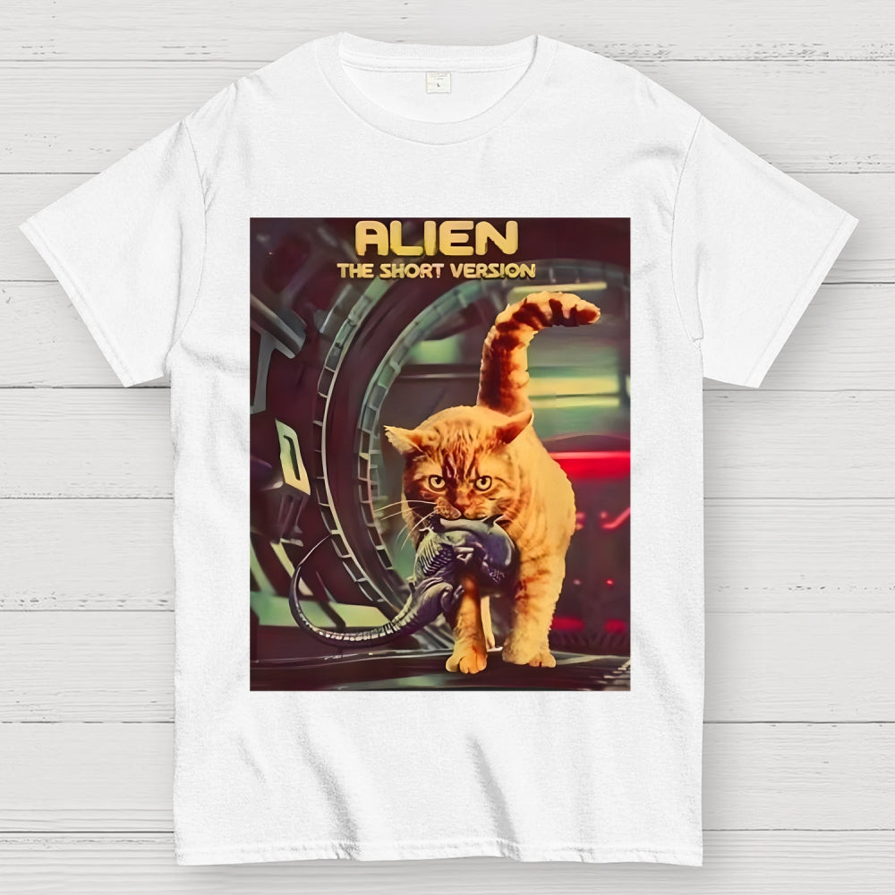 Alien Cat Heavy  T-Shirt
