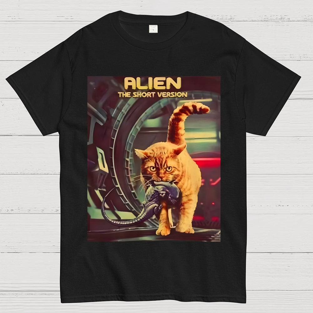 Alien Cat Heavy  T-Shirt
