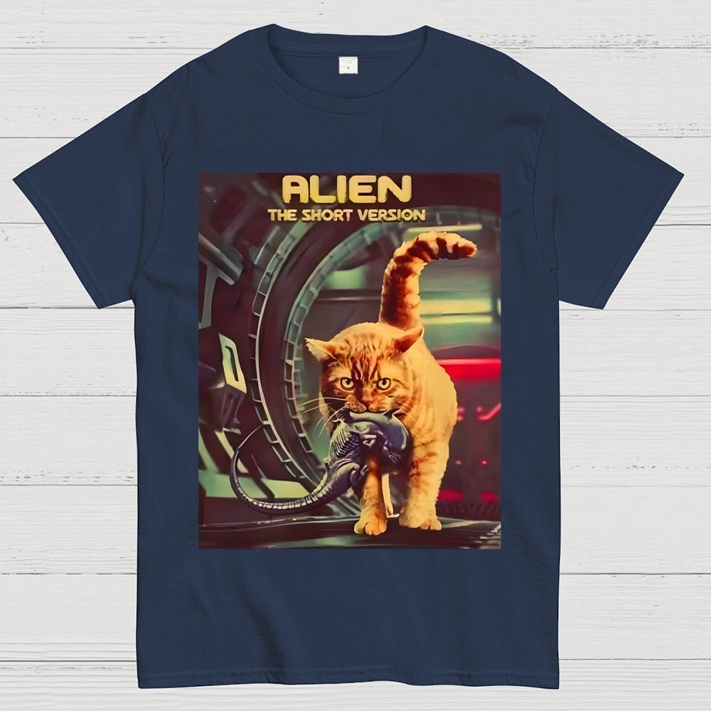 Alien Cat Heavy  T-Shirt