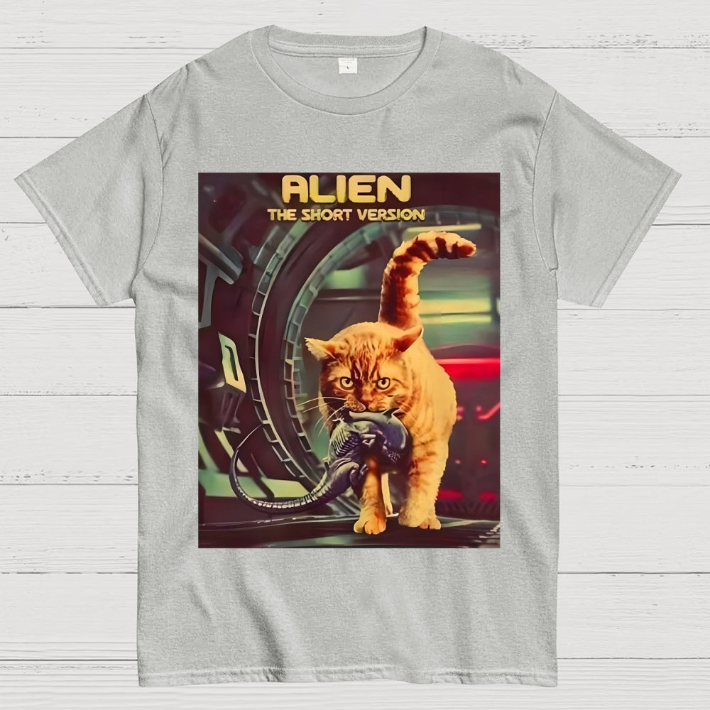 Alien Cat Heavy  T-Shirt