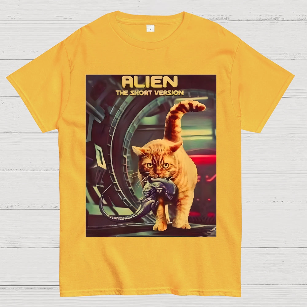 Alien Cat Heavy  T-Shirt