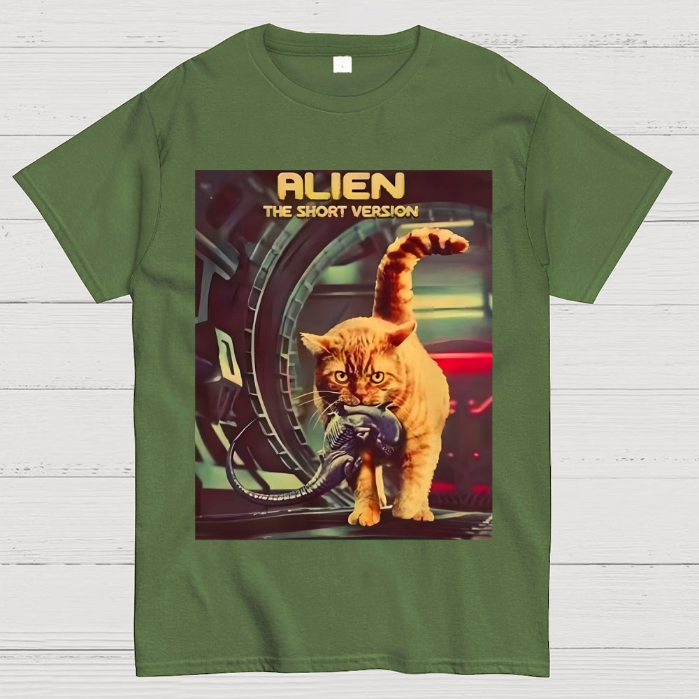 Alien Cat Heavy  T-Shirt