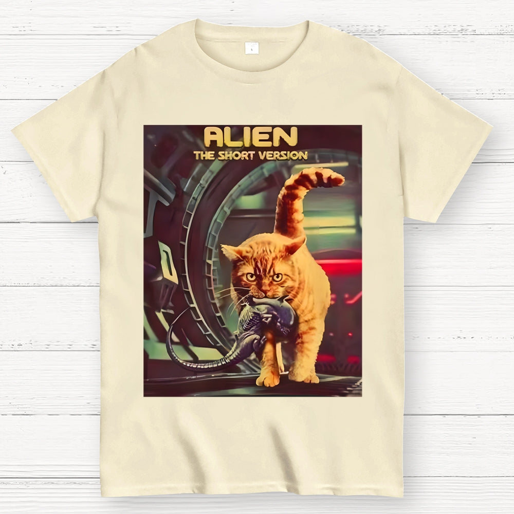 Alien Cat Heavy  T-Shirt