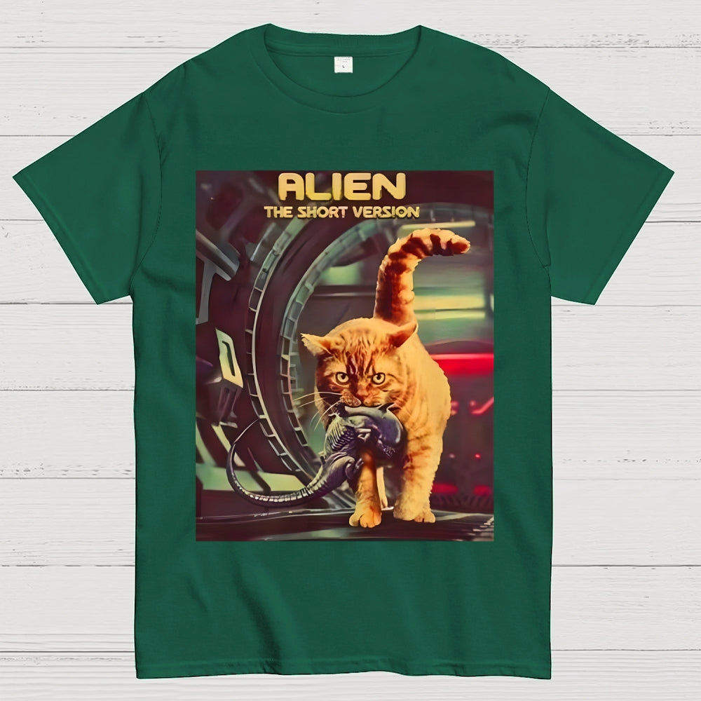 Alien Cat Heavy  T-Shirt