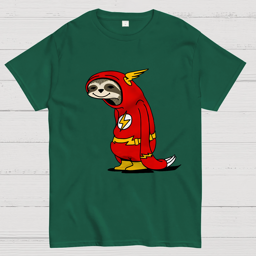 Flash Sloth Funny  T-Shirt