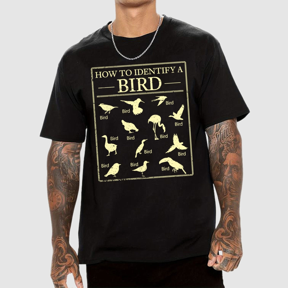 How To Identify A Bird  T-Shirt