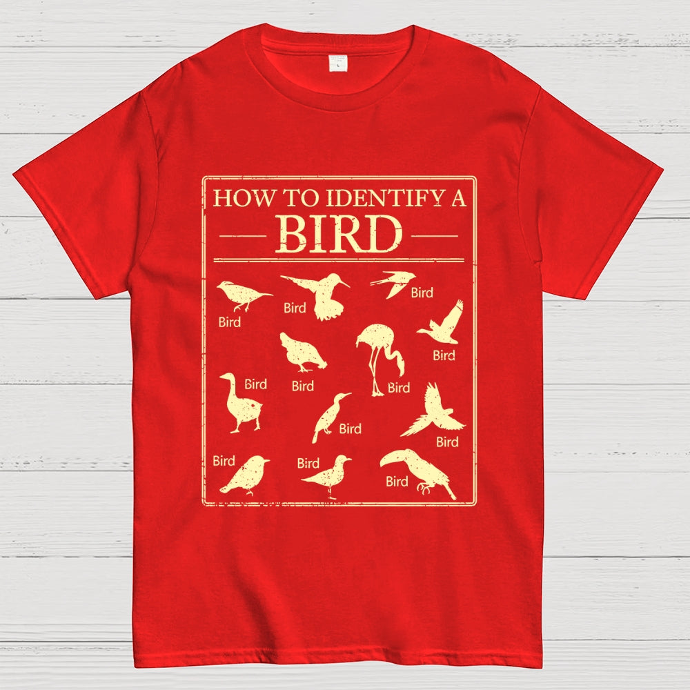 How To Identify A Bird  T-Shirt