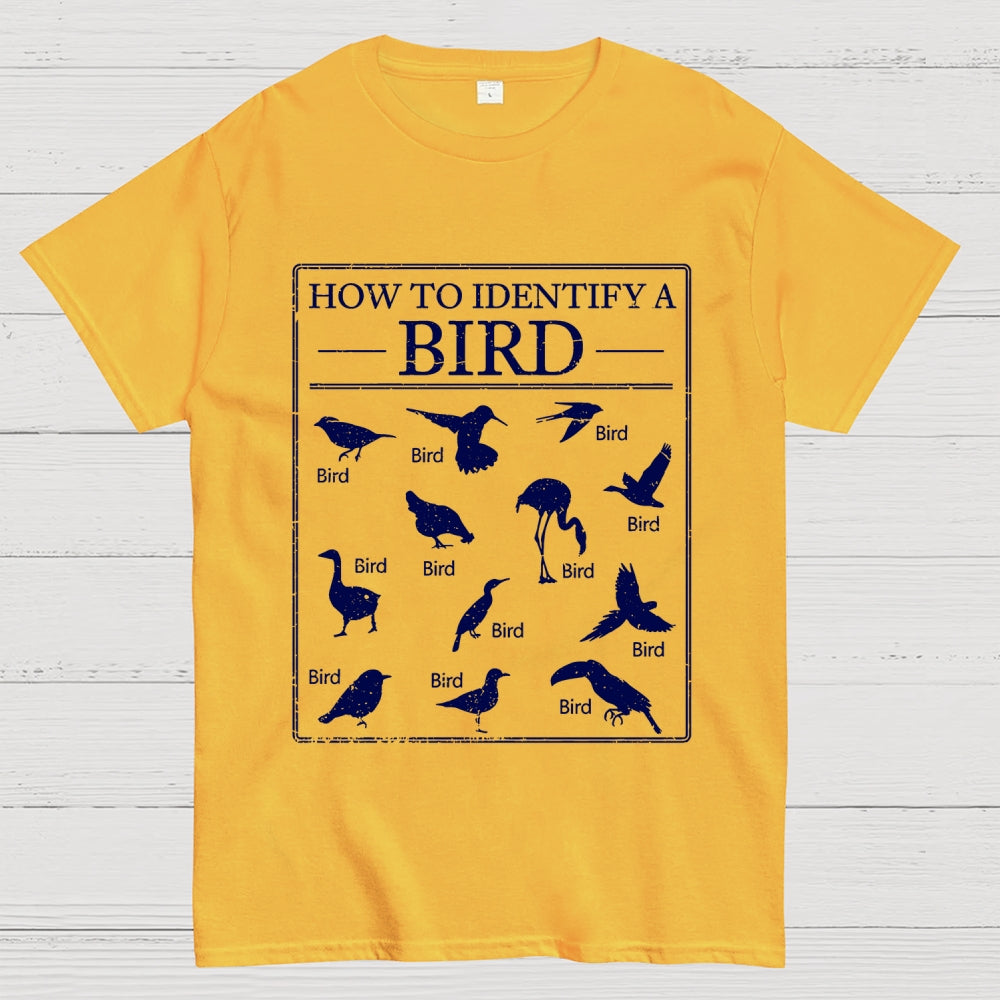 How To Identify A Bird  T-Shirt