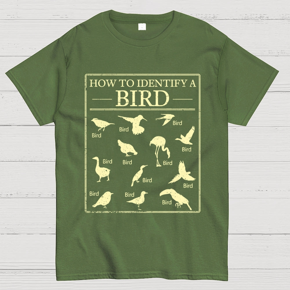 How To Identify A Bird  T-Shirt