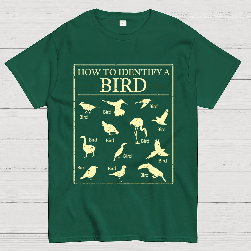 How To Identify A Bird  T-Shirt