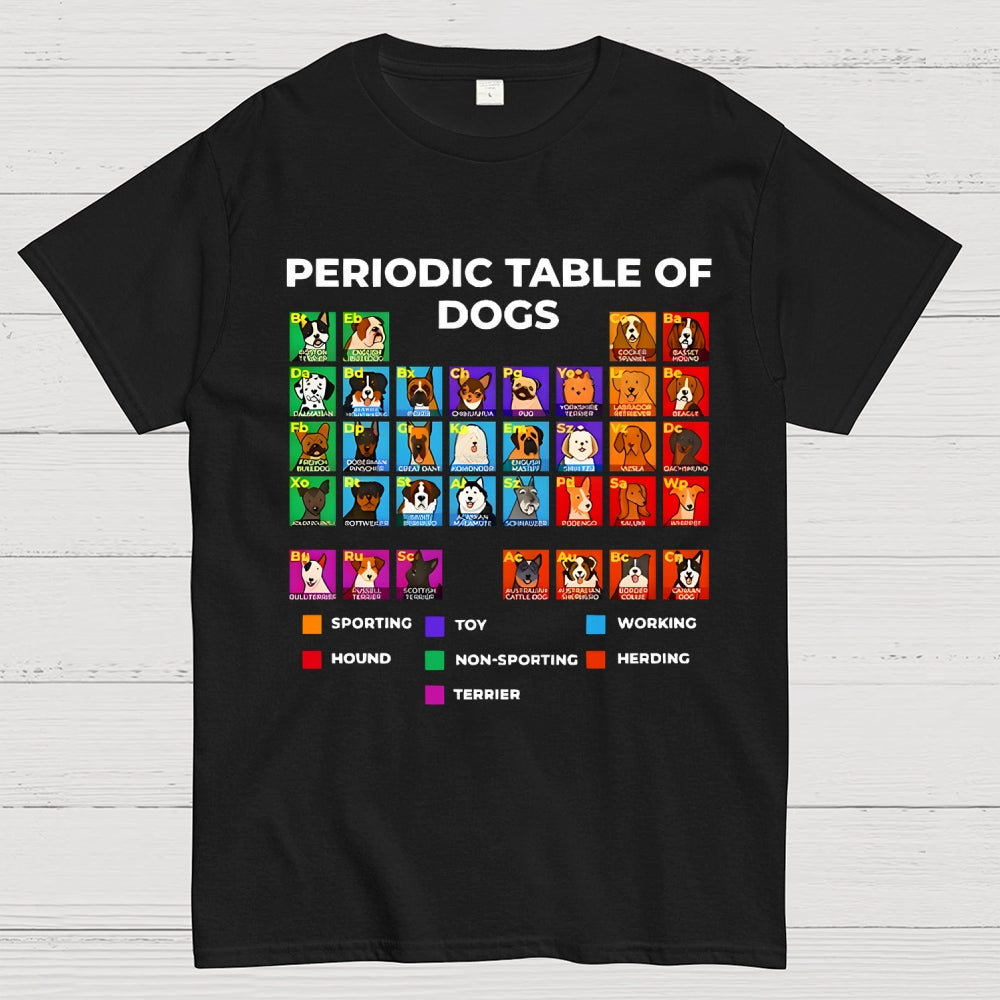 Periodic Table Of Dogs  T-Shirt