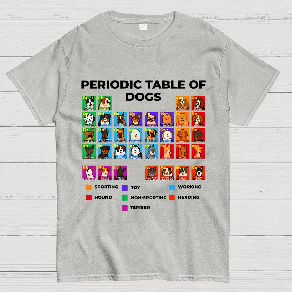 Periodic Table Of Dogs  T-Shirt