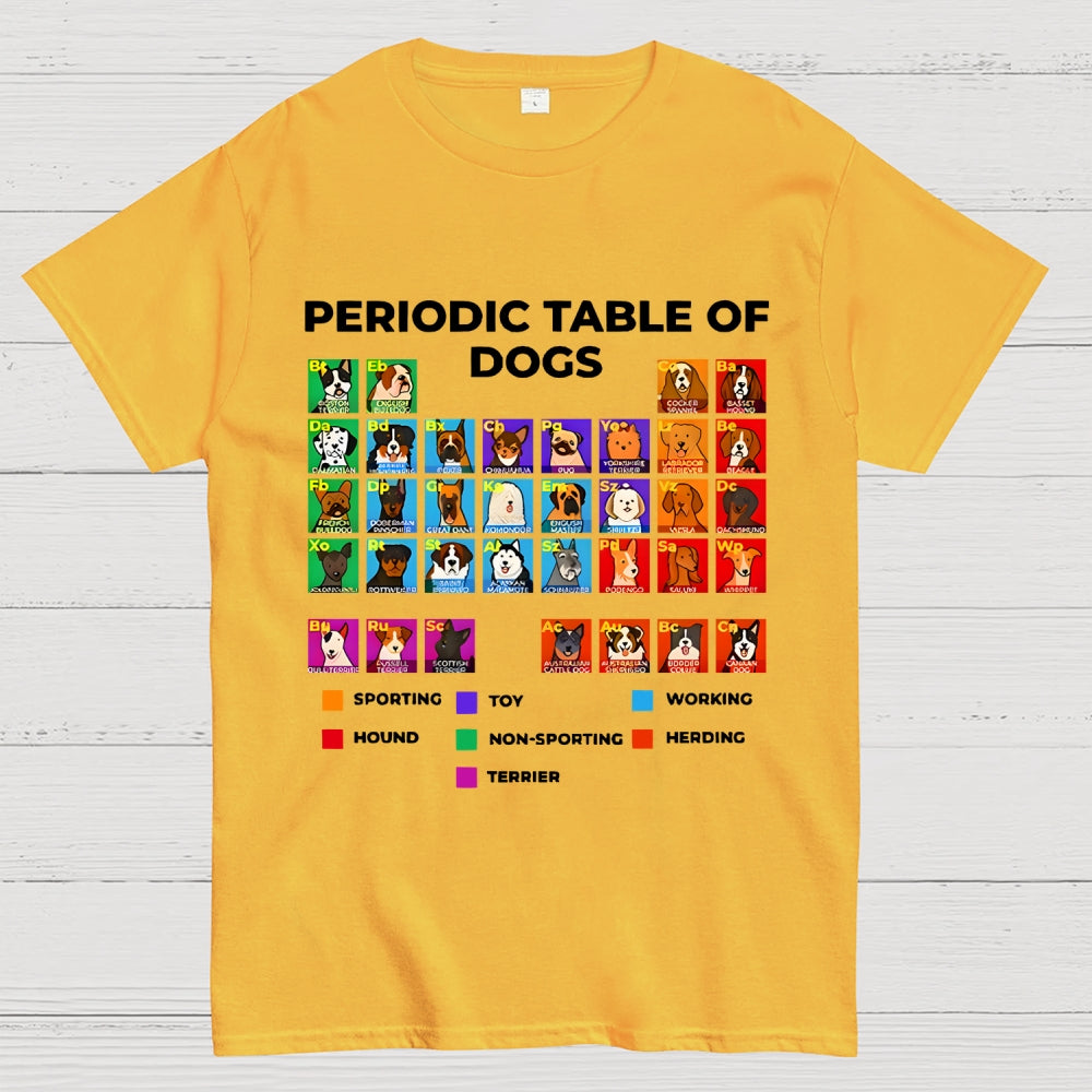 Periodic Table Of Dogs  T-Shirt