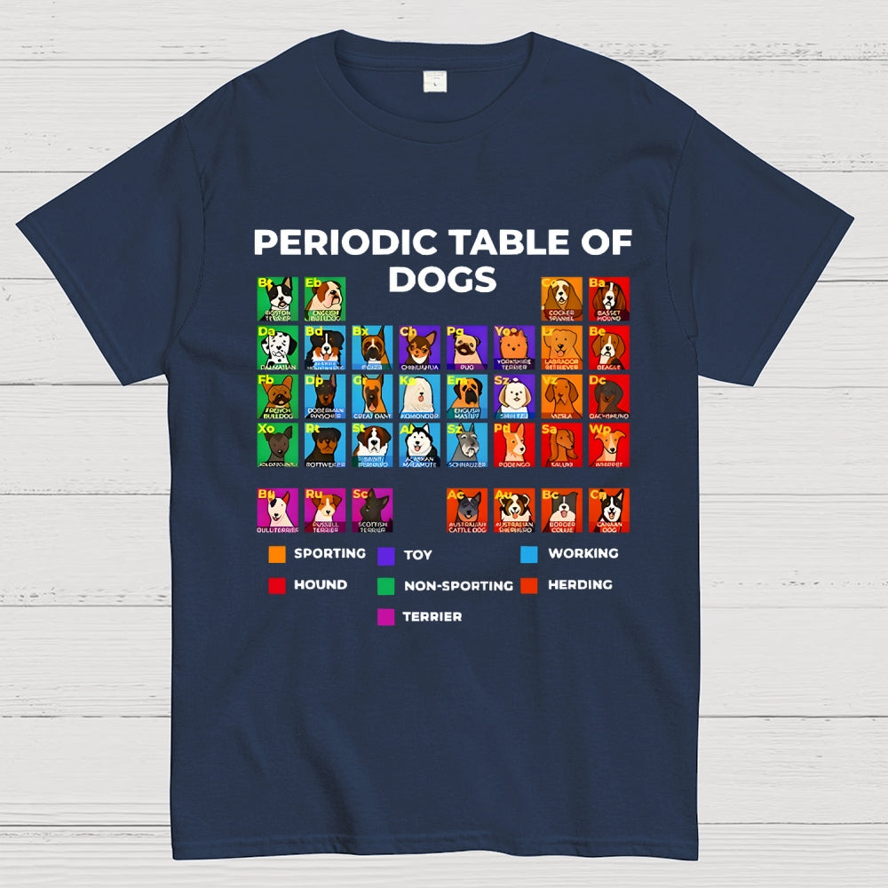 Periodic Table Of Dogs  T-Shirt