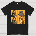 Cute John Wick Dog Cat Yes No Meme  T-Shirt