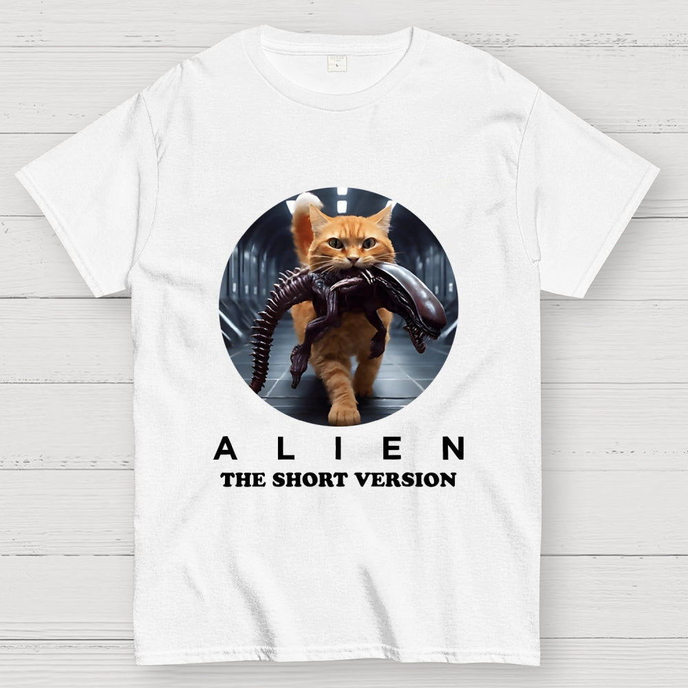 Alien Cat Heavy  T-Shirt