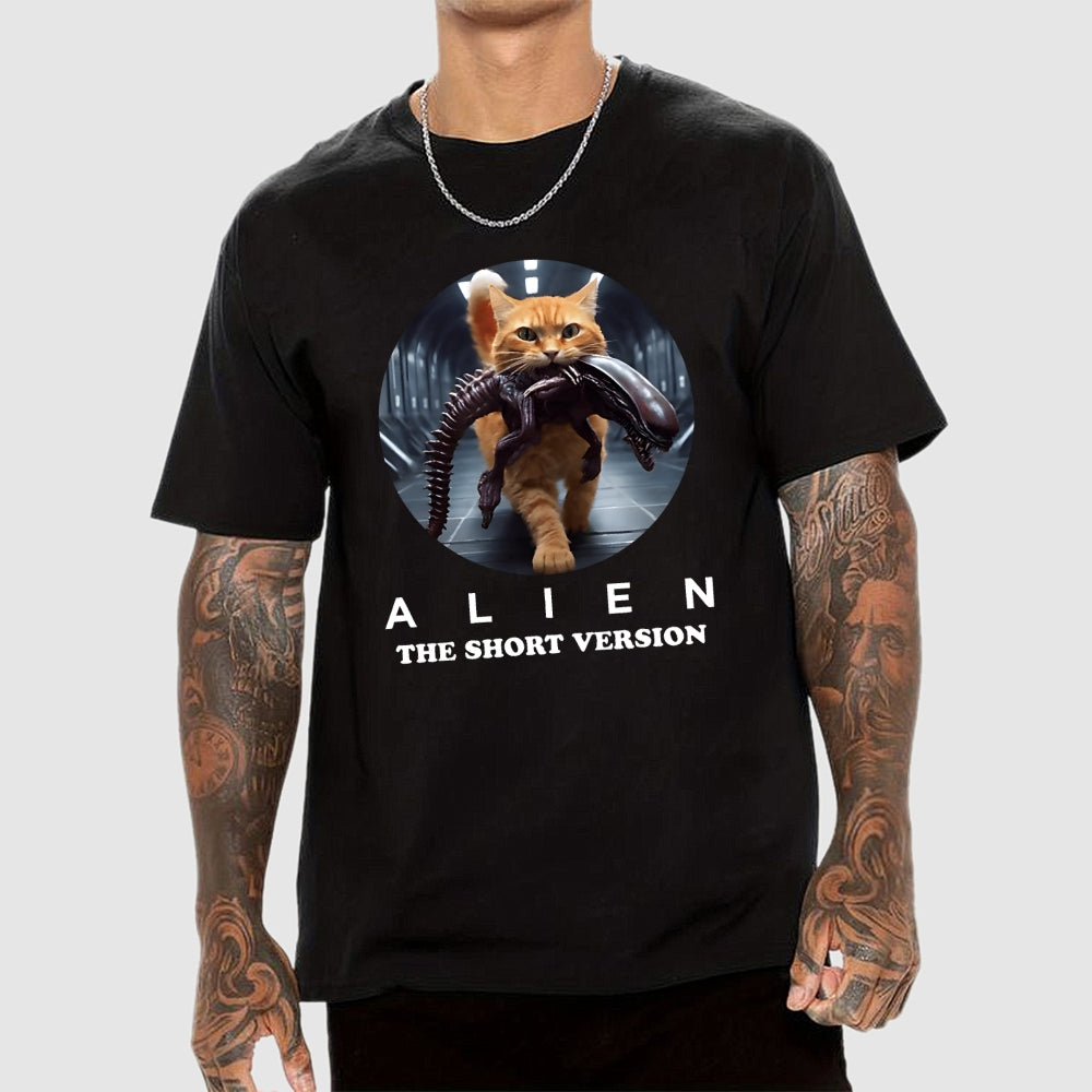 Alien Cat Heavy  T-Shirt