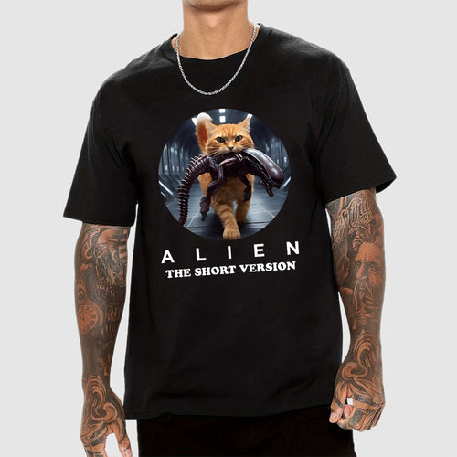 Alien Cat Heavy  T-Shirt