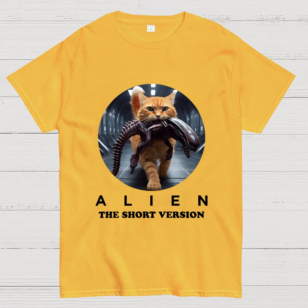 Alien Cat Heavy  T-Shirt