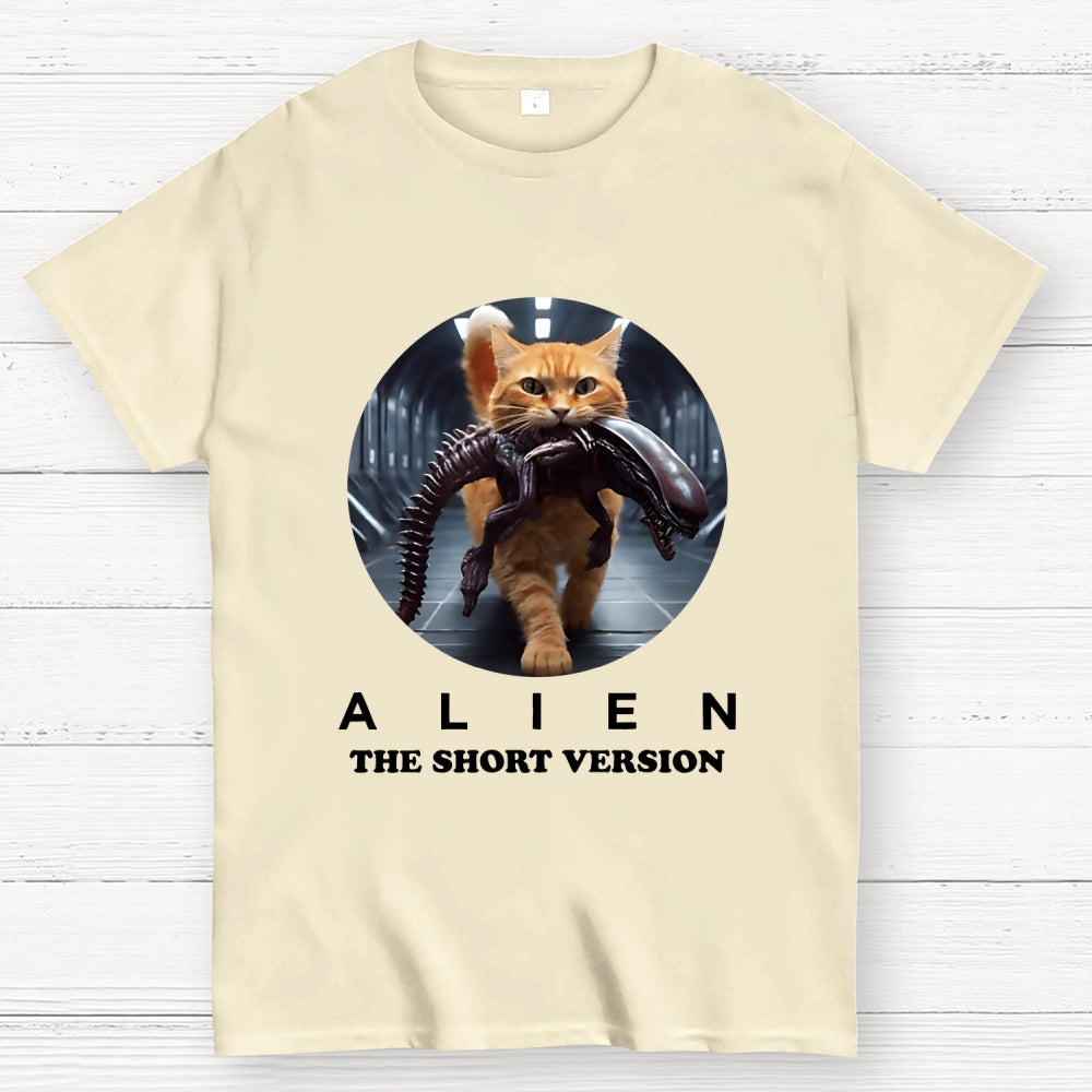 Alien Cat Heavy  T-Shirt